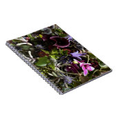 Clematis & Blue Floral Botanical Notebook Notizblock (Rechte Seite)