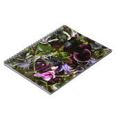 Clematis & Blue Floral Botanical Notebook Notizblock (Linke Seite)