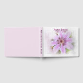 Clematis-Blume für Gedenkfeier Gästebuch (Voll)