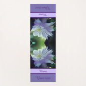 Clematis Blume in Trellis Personalisiert Yogamatte (Vorderseite)