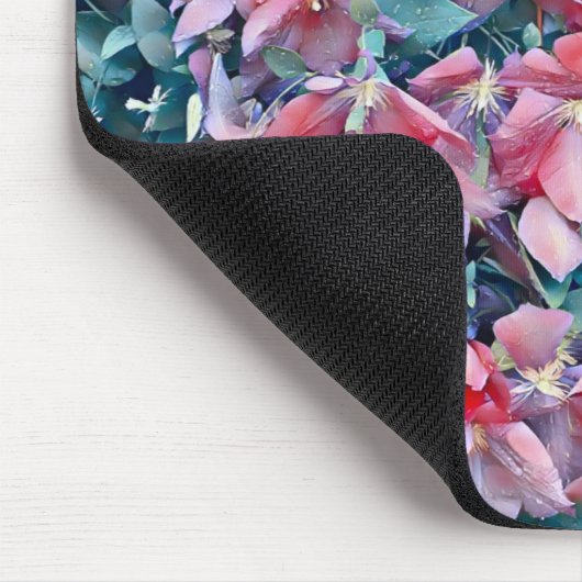 Clematis Blume Mousepad (Ecke)