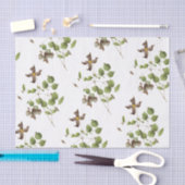 Clematis Blume Pattern Seidenpapier (Handwerk)