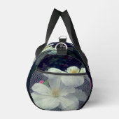 Clematis Blume Personalisiert Duffle Bag (Rechts)