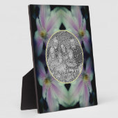 Clematis Blume Petals Abstrakt Hinzufügen Ihres ei Fotoplatte (Seite)