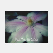 Clematis Blume Petals Personalisiert Fußmatte (Vorderseite)