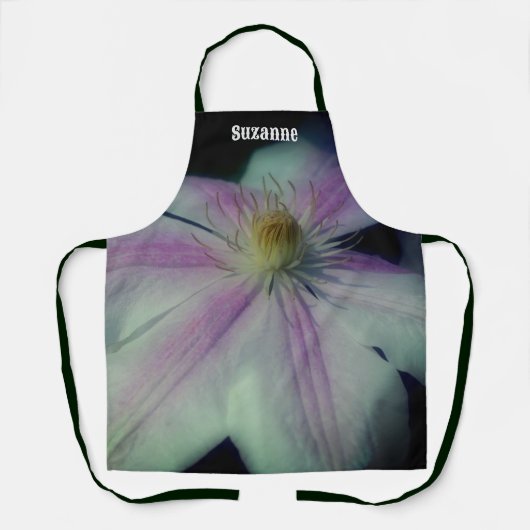 Clematis Blume Petals Personalisiert Schürze (Vorderseite)