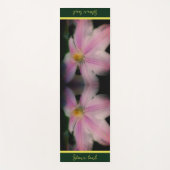 Clematis Blume Petals Up Nah Personalisiert Yogamatte (Vorderseite)