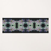 Clematis Blume Petals Up Nah Up Abstrakt Yogamatte (Vorderseite (Horizontal))