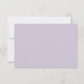 Clematis Blume rsvp card Karte (Rückseite)