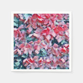 Clematis Blume Serviette (Vorderseite)