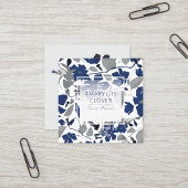 Clematis Blütensaft Quadratische Visitenkarte