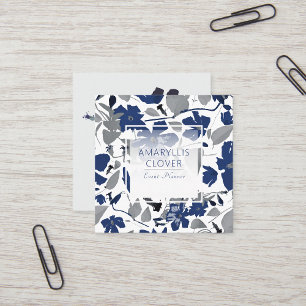 Clematis Blütensaft Quadratische Visitenkarte