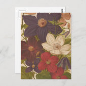 Clematis | George Nicholson Postkarte (Vorne/Hinten)