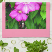 Clematis Geschirrtuch (Gefaltet)