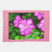 Clematis Geschirrtuch (Horizontal)