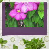 Clematis Geschirrtuch (Gefaltet)