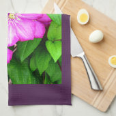 Clematis Geschirrtuch (Viertel Falte)