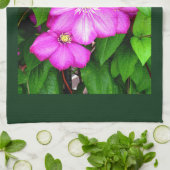 Clematis Geschirrtuch (Gefaltet)