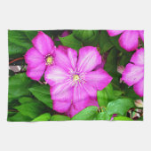 Clematis Geschirrtuch (Horizontal)