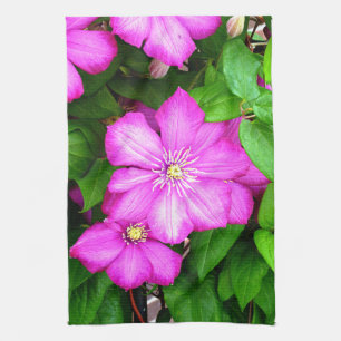 Clematis Geschirrtuch