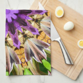 CLEMATIS GESCHIRRTUCH (Viertel Falte)