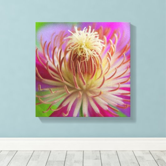 Clematis I Leinwanddruck (Insitu (Holzboden))