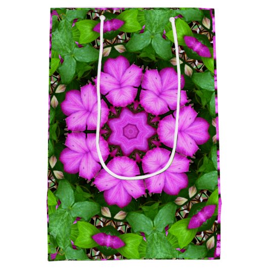 Clematis Kaleidoscope Mittlere Geschenktüte (Rückseite)