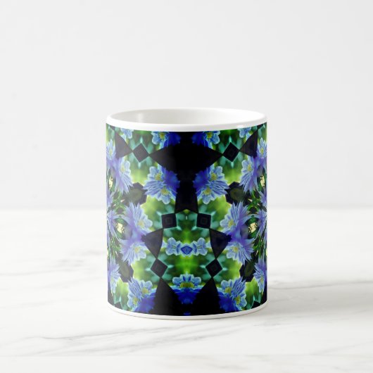 Clematis Kaleidoskop Blume Art Kaffeetasse (Mittel)