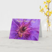 CLEMATIS KARTE (Gelbe Blume)