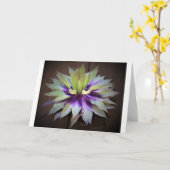 Clematis, Karte (Gelbe Blume)