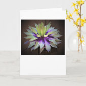 Clematis, Karte (Gelbe Blume)