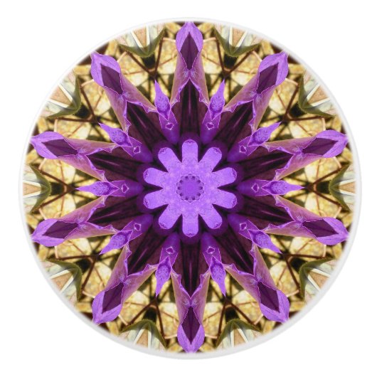 CLEMATIS KERAMIKKNAUF (Vorderseite)