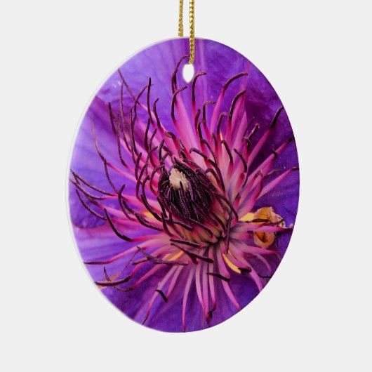 CLEMATIS KERAMIKORNAMENT (Rechts)