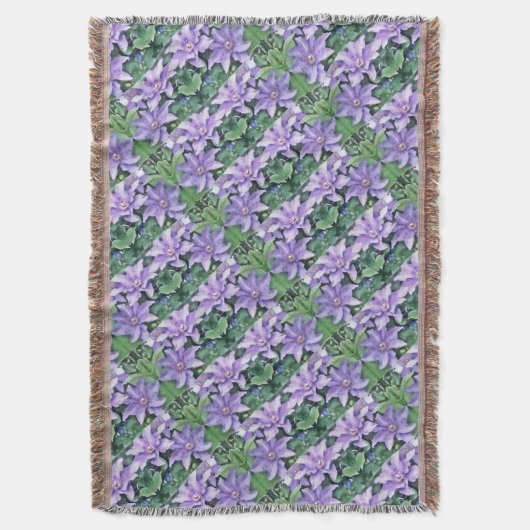 Clematis Lila Decke (Vorderseite Vertikal)