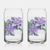 Clematis Lila Dosenglas (Vorderseite)