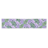 Clematis Lila Kurzer Tischläufer (Horizontal)