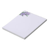Clematis Lila Notizblock (Rotiert)
