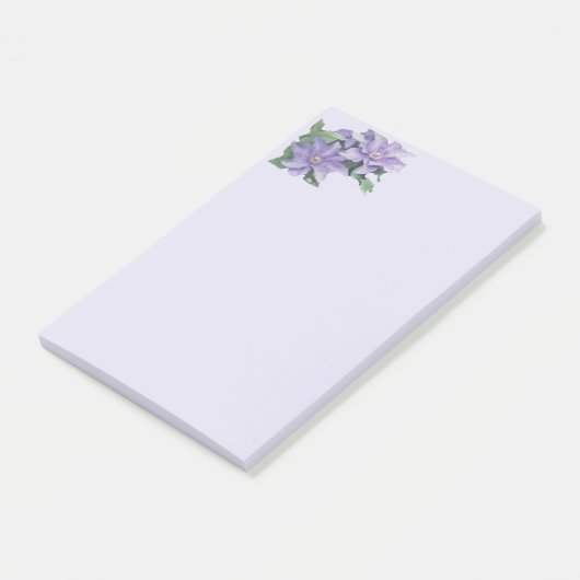 Clematis Lila Post-It-Notes Post-it Klebezettel (angewinkelt)
