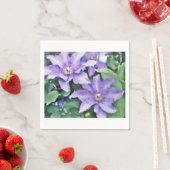 Clematis Lila Serviette (Beispiel)