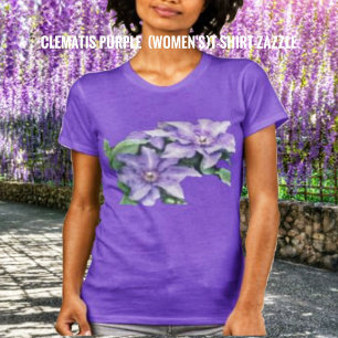 Clematis Lila T-Shirt