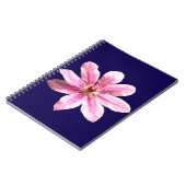 Clematis Nelly Moser Notizblock (Linke Seite)