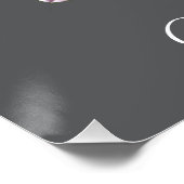 Clematis Nelly Moser Poster (Ecke)