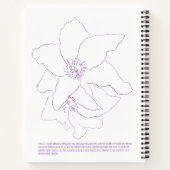 Clematis Notizblock (Rückseite)