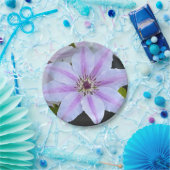 Clematis Papierplatte Pappteller (Party)