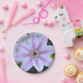 Clematis Papierplatte Pappteller (Party)