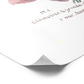 Clematis patens poster (Ecke)