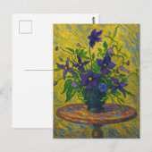 Clematis Postcard Postkarte (Vorne/Hinten)