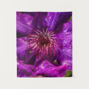 Clematis Präsident Wandteppich