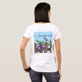 Clematis-Rebe im Garten T-Shirt (Schwarz voll)