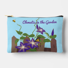 Clematis-Rebe im Garten Zubehörtasche